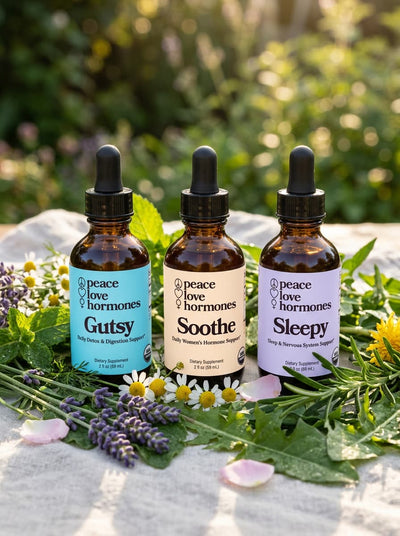 Triple Synergy Set - Peace Love Hormones herbal supplement