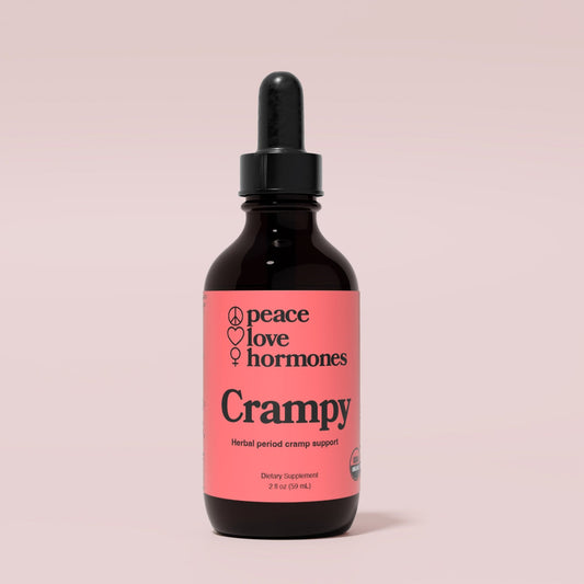 Peace Love Hormones Supplement 30 Day Supply Crampy: Fast-Acting Natural Relief for Menstrual Cramps